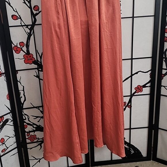 FiveSeventyFive Charmeuse V-neck Maxi Dress - Picture 10 of 14